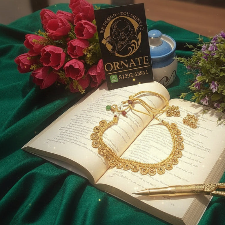 Antique Coin Necklace Set