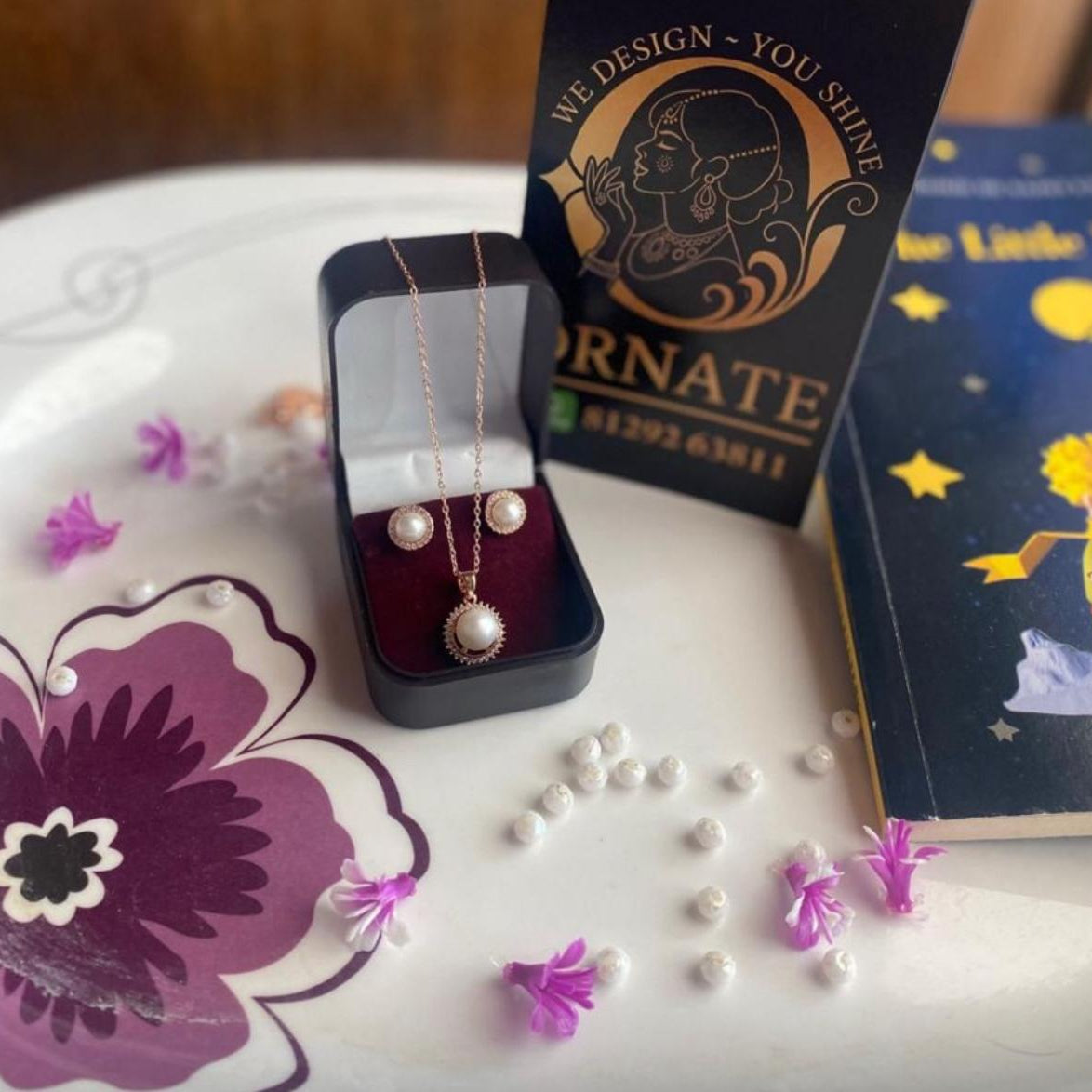 Eternal Pearl Pendant Set