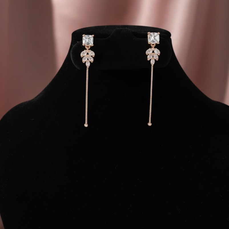 Rose Gold Dangle Earring