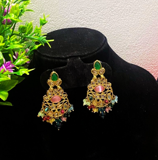 Royal Navratna Earring