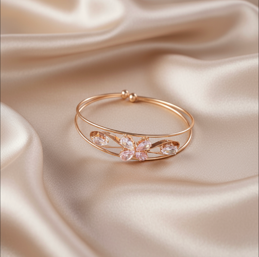 Rose Gold Flower Bracelet #KIDS