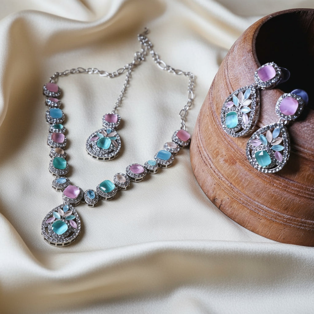 Pastel Radiance Necklace Set