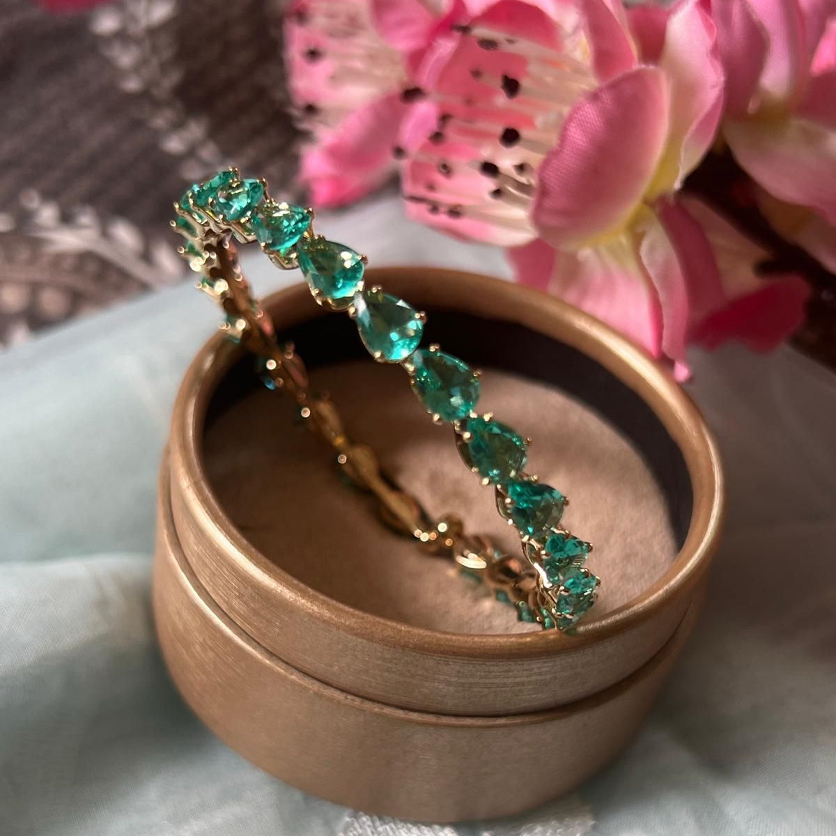 Green Twinkling Cuff Bracelet #KIDS