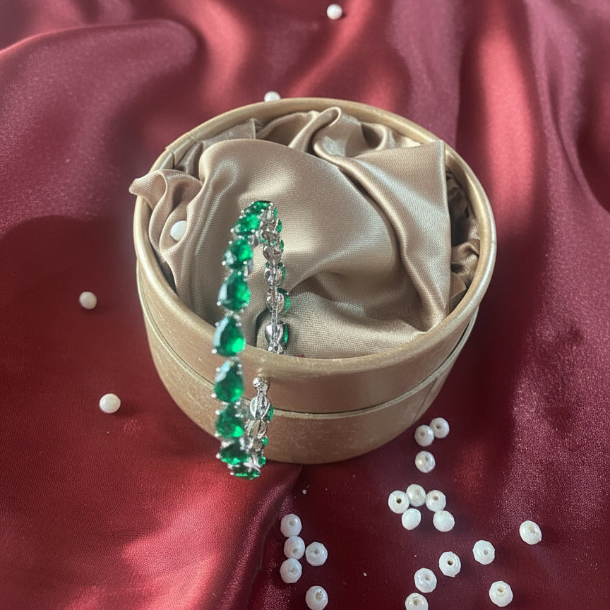 Green Twinkling Cuff Bracelet #KIDS