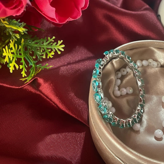 Cyan Twinkling Cuff Bracelet #KIDS