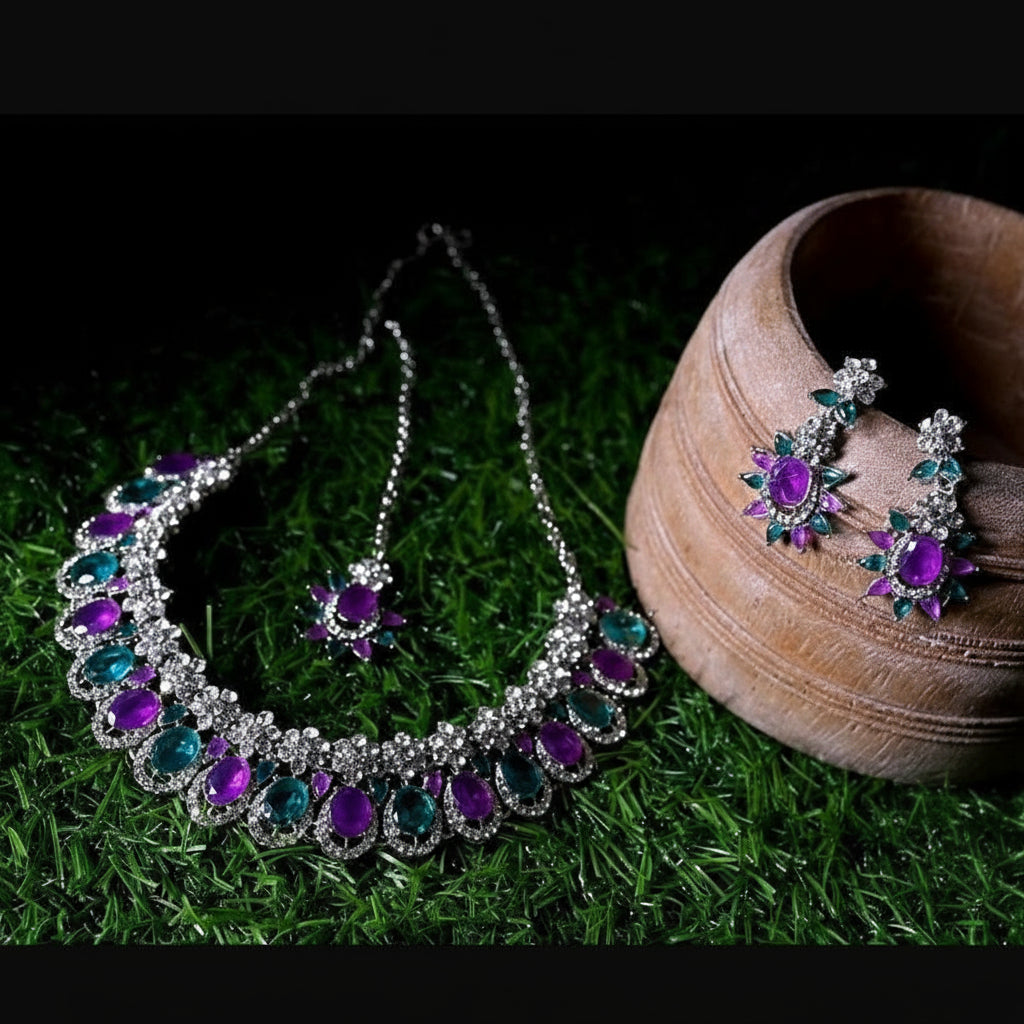 Twilight Blossom Necklace Set