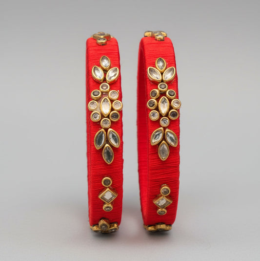 Amber Kundan Resham Kangan