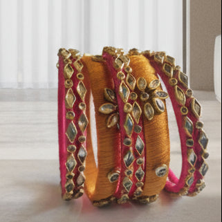 Amrapali Kundan Resham Kangan