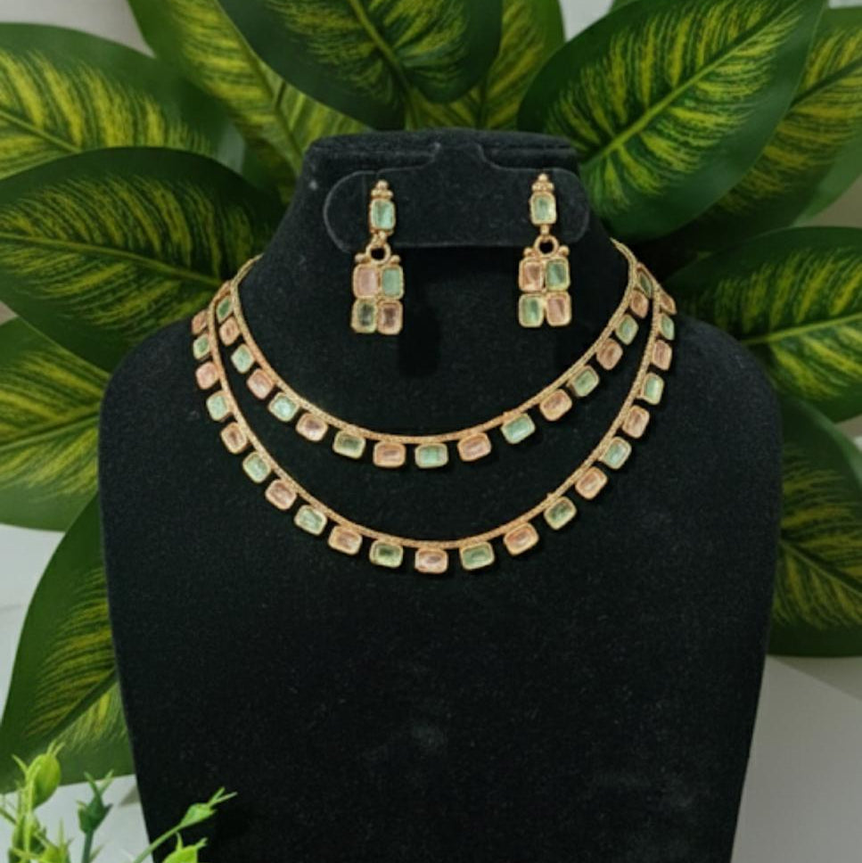 Pastel Petal Necklace Set