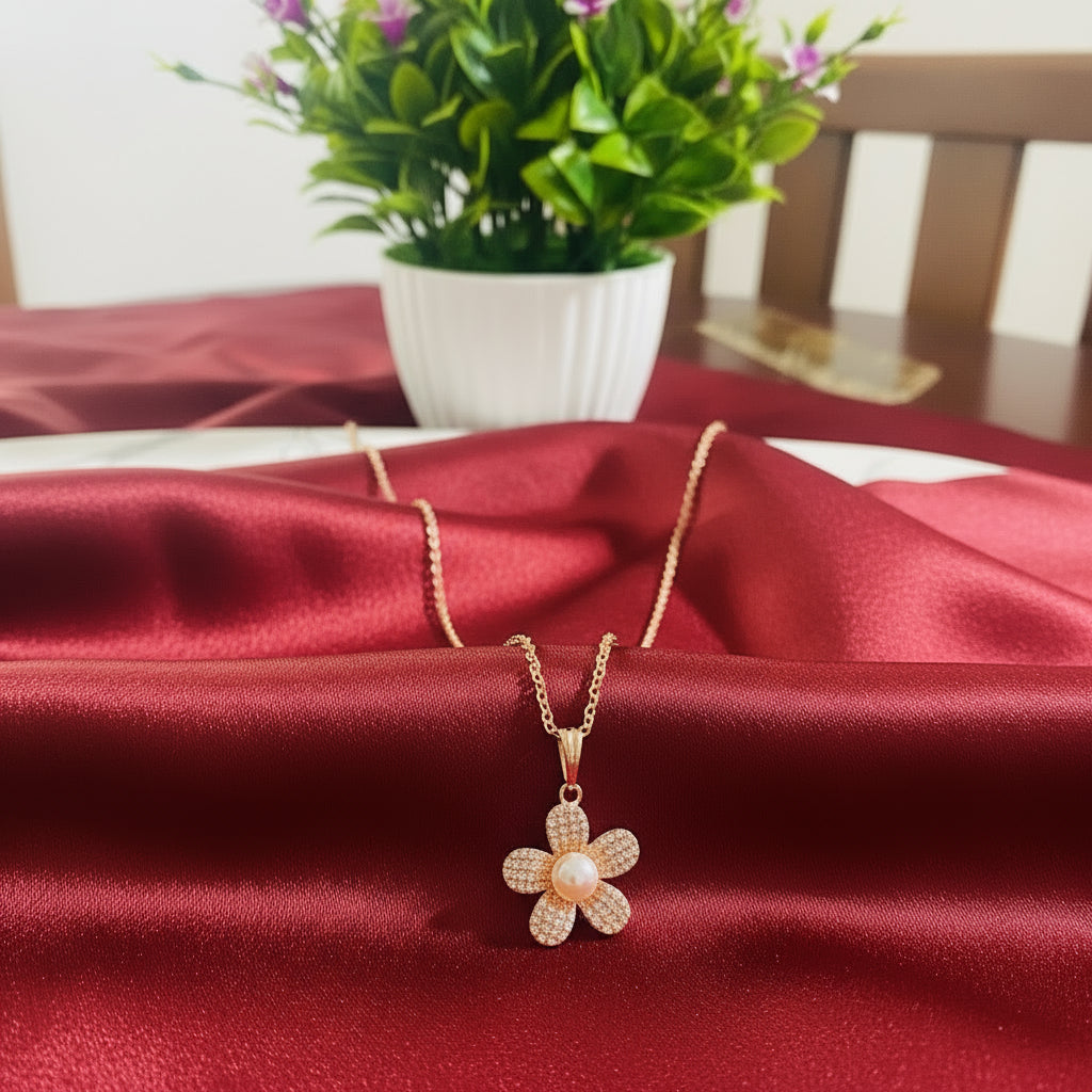 Rosegold Flora Pendant