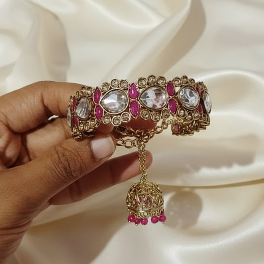 Crystal Petal Jhoomar Bracelet