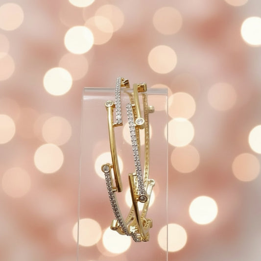 Dazzle Frame AD Bangles