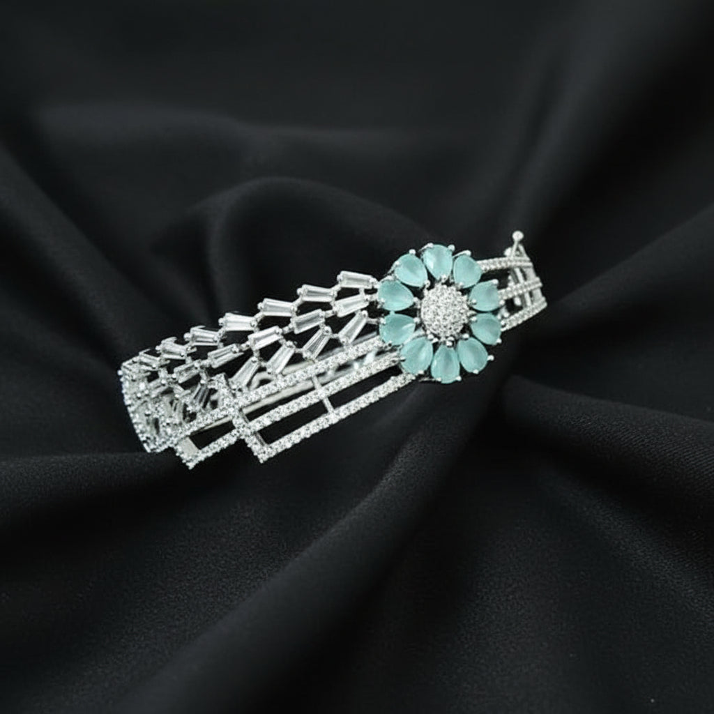 Glora Premium CZ Cuff Bracelet