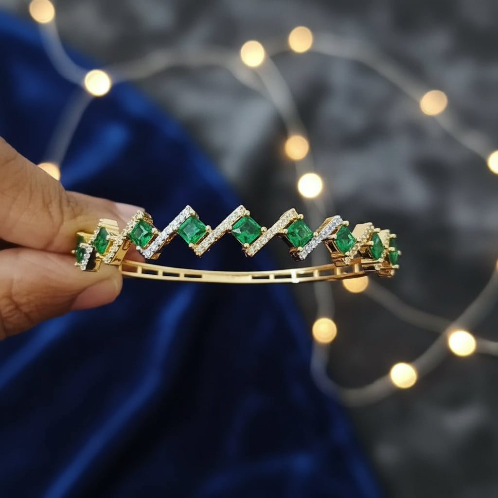 Erika Premium CZ Cuff Bracelet