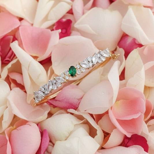 0rla Premium CZ Cuff Bracelet