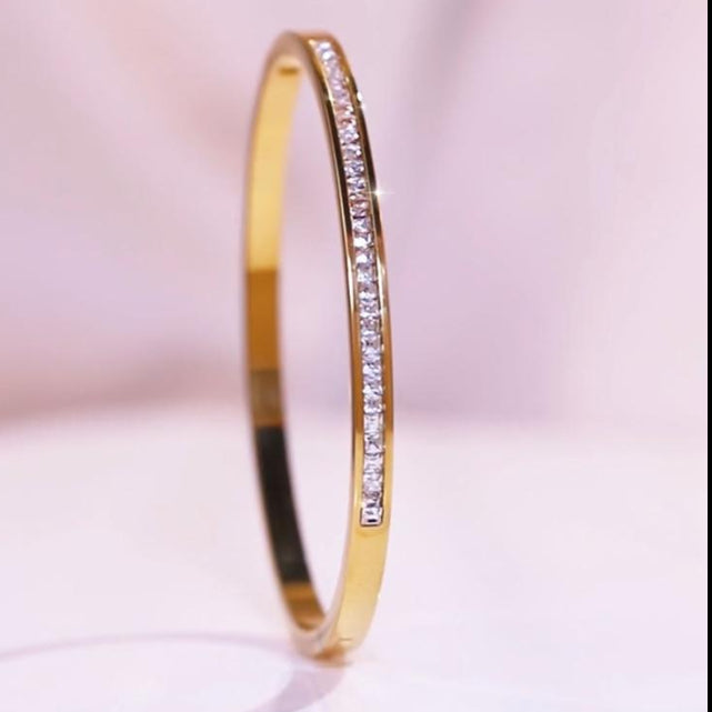 Malika Stainless Steel Clasp Bangles