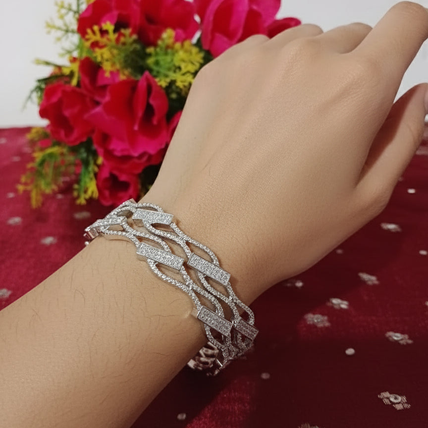 Crystal Weave AD Bangles