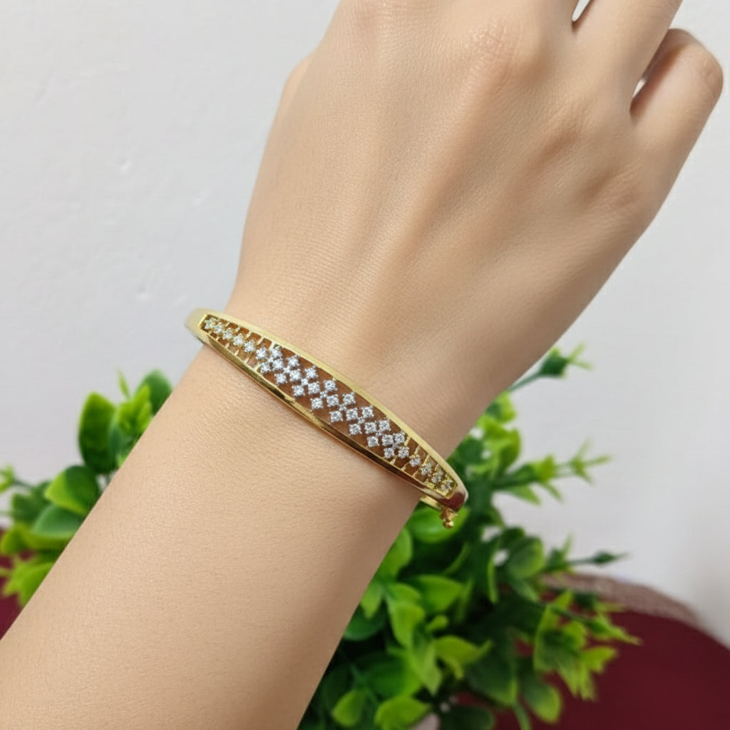 Clara Premium CZ Cuff Bracelet