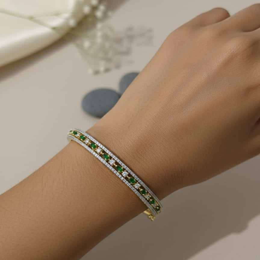 Luna Premium CZ Cuff Bracelet