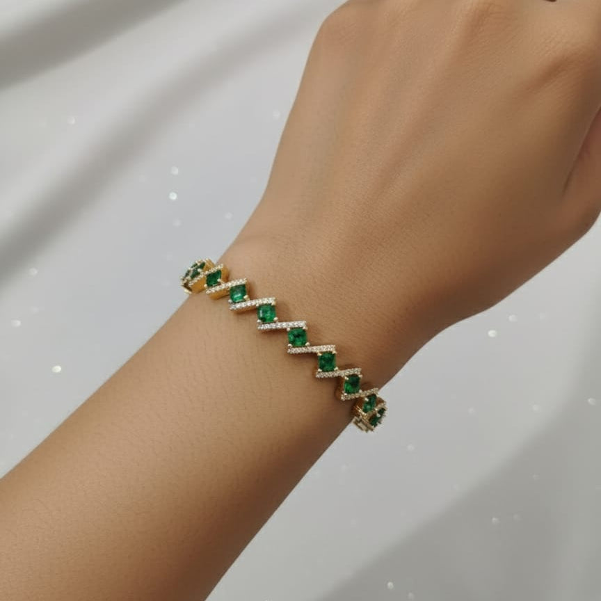 Erika Premium CZ Cuff Bracelet