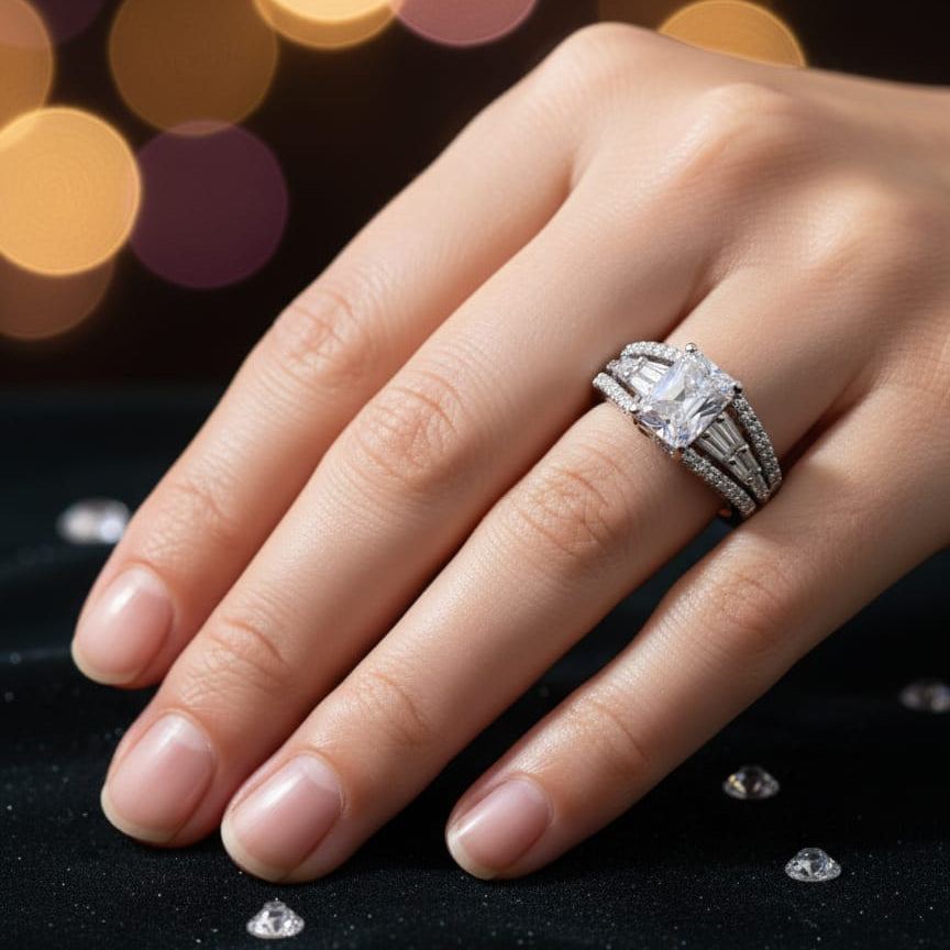 Celestial Glow Premium Adjustable Rings