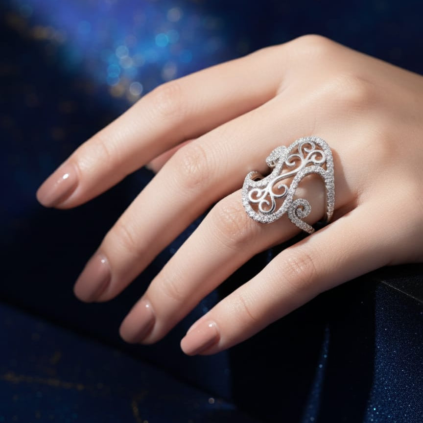 Starlight Vine Adjustable Premium Rings