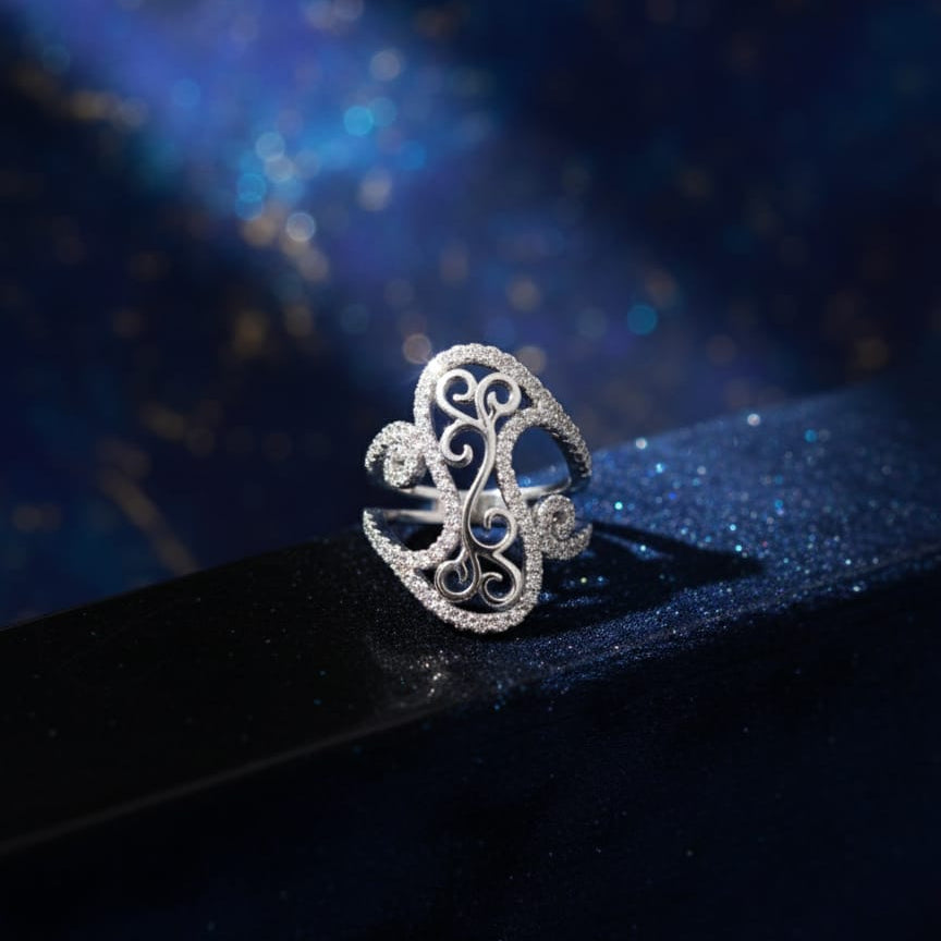 Starlight Vine Adjustable Premium Rings