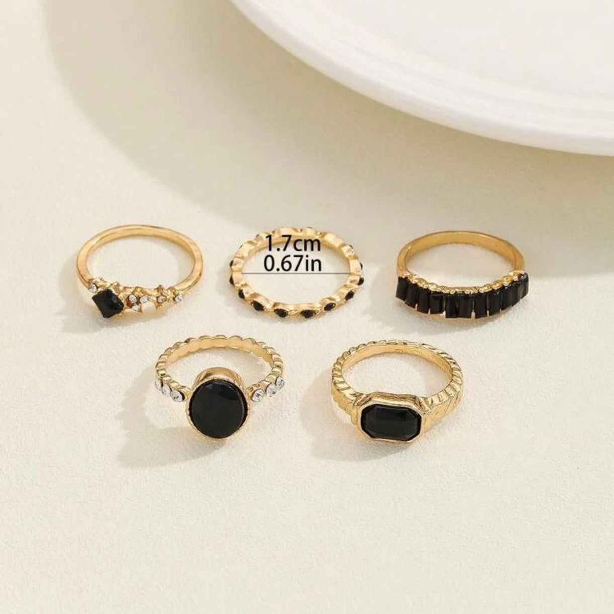 Ebony Classic Rings