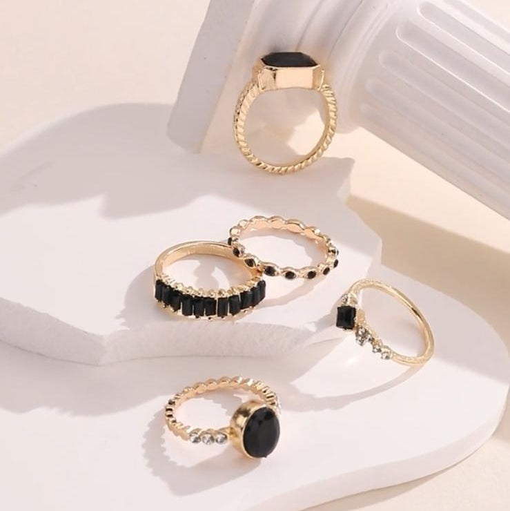Ebony Classic Rings
