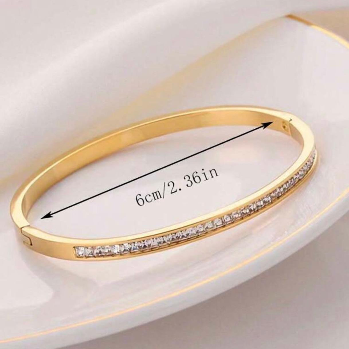 Malika Stainless Steel Clasp Bangles