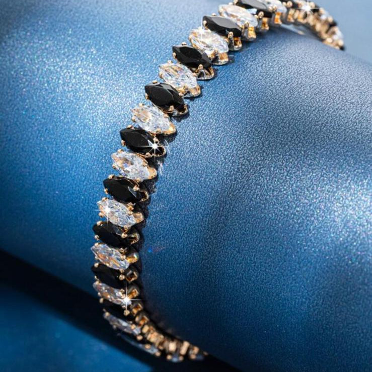 Layali Crystal Cuff Bracelet