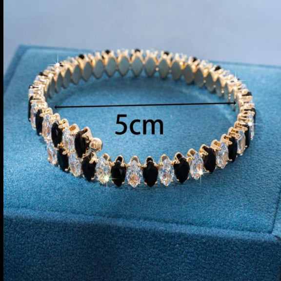 Layali Crystal Cuff Bracelet