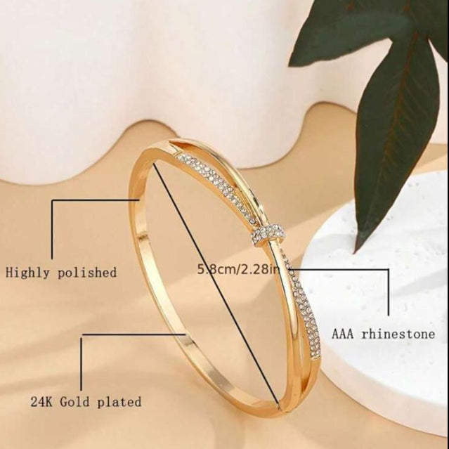 Amira Spark Open Bangle