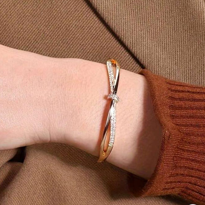 Amira Spark Open Bangle